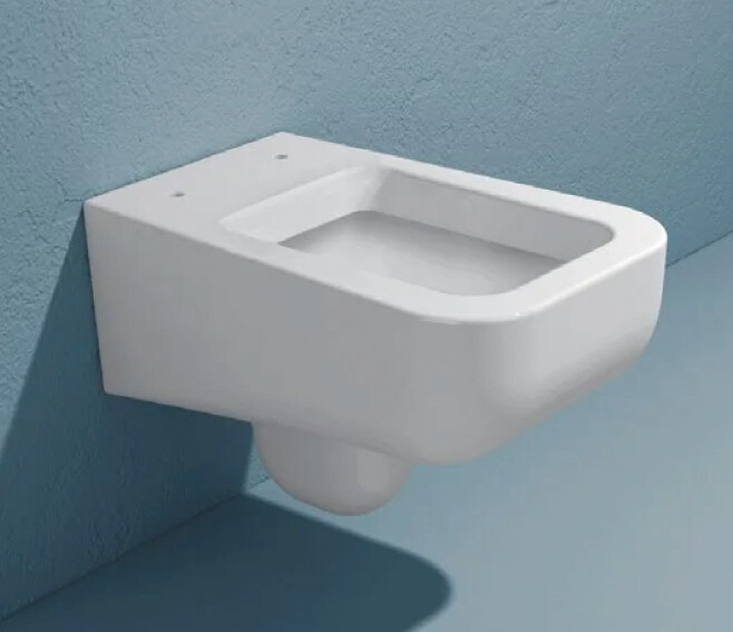 FLAMINIA - COMO VASO WC SOSPESO CON BRIDA IN CERAMICA BIANCO CM118