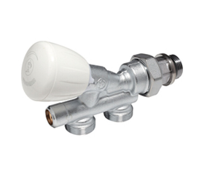 GIACOMINI - R437N VALVOLA MICROMETRICA TERMOSTABILIZZABILE COMPATTA CON ATTACCO PER ADATTATORE 1/2" X 16 R437NX031