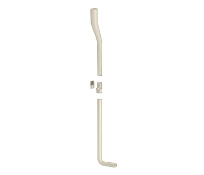KARIBA - TUBO SCOMPONIBILE 2 PEZZI 50 X 32 X 980 MM. CHAMPAGNE 255353CH