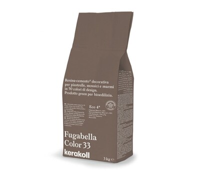 KERAKOLL - FUGABELLA COLOR 33 FUGANTE IBRIDO IN RESINA-CEMENTO DECORATIVO PER LA STUCCATURA DI PIASTRELLE MOSAICI E MARMI 3 KG. 36933