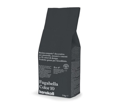 KERAKOLL - FUGABELLA COLOR 10 FUGANTE IBRIDO IN RESINA-CEMENTO DECORATIVO PER LA STUCCATURA DI PIASTRELLE MOSAICI E MARMI 3 KG. 36910