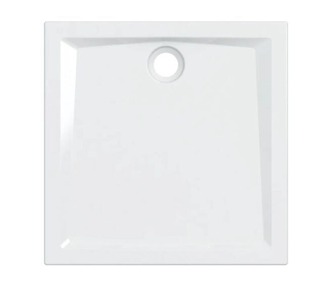 GEBERIT - PIATTO DOCCIA QUADRATO 90X90 H.6 CM. TIPO 60 BIANCO IN GRES FINE PORCELLANATO 550.029.00.1