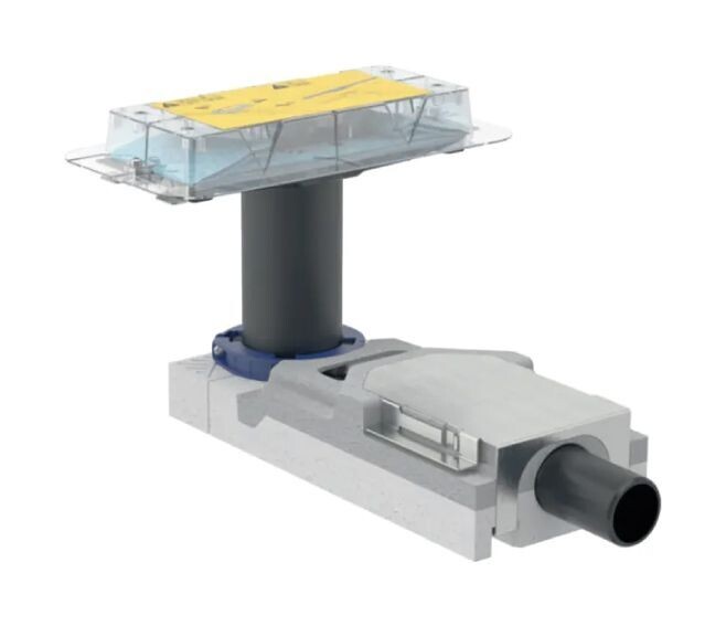 GEBERIT - CLEANLINE KIT MONTAGGIO GREZZO PER CANALETTE PER DOCCIA SCARICO A PAVIMENTO 65/90 MM. 154.152.00.1