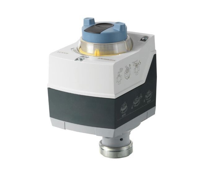 SIEMENS - SAS31.00 SERVOCOMANDO ELETTROMECCANICO 3 PUNTI 230 VAC PER VALVOLE VVG55-V_G44 CON CORSA 5,5 MM. S55158-A106