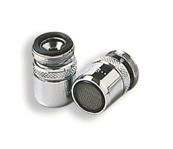 TIRINNANZI - AERATORE IN OTTONE CROMATO CON SNODO FILETTO M 24/1 454601OCSN