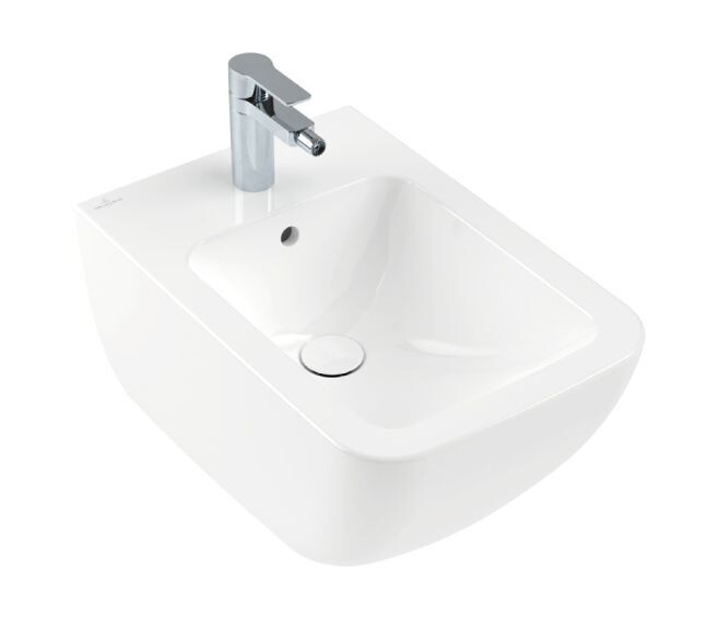 VILLEROY & BOCH -  VENTICELLO BIDET SOSPESO IN CERAMICA BIANCO ALPIN 44110001