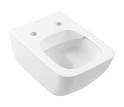 VILLEROY & BOCH -  VENTICELLO VASO WC SOSPESO A CACCIATA SENZA BRIDA IN CERAMICA BIANCO ALPIN 4611R001