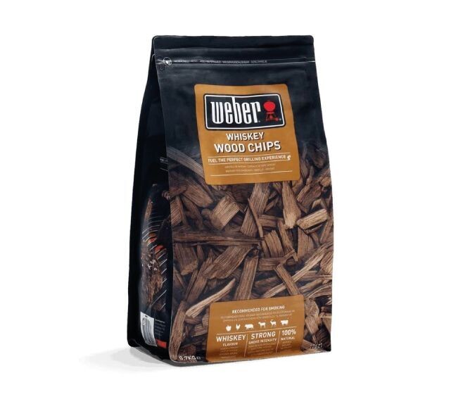 WEBER® - WHISKEY WOOD CHIPS PER AFFUMICATURA BBQ 0,7 KG. 17627