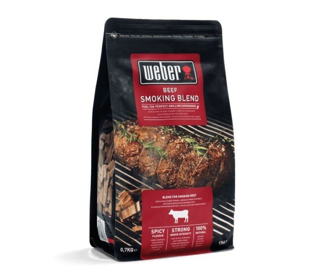 WEBER® - BEEF SMOKING BLEND CHIPS PER AFFUMICATURA BBQ DI MANZO 0,7 KG. 17663