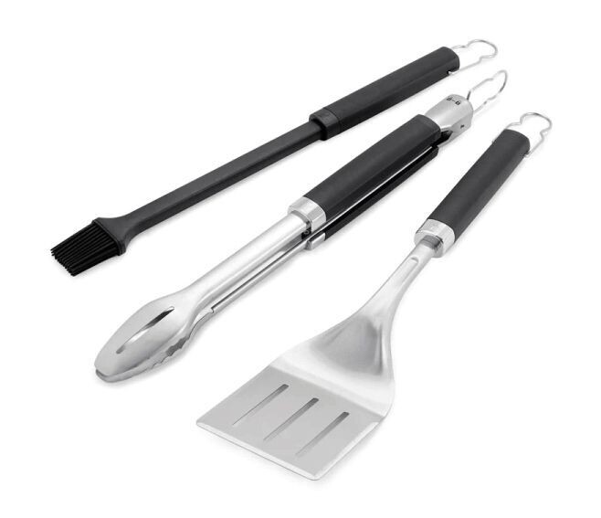 WEBER® - PRECISION KIT PINZA, PALETTA E PENNELLO PER BARBECUE BBQ 6764