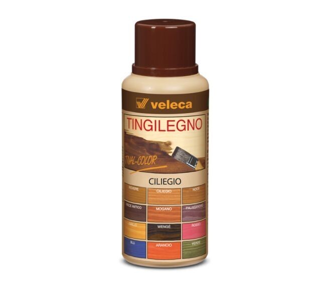 VELECA - TIVAL COLOR TINGILEGNO CILIEGIO TINGENTE PER LEGNO DA INTERNO 250 ML.