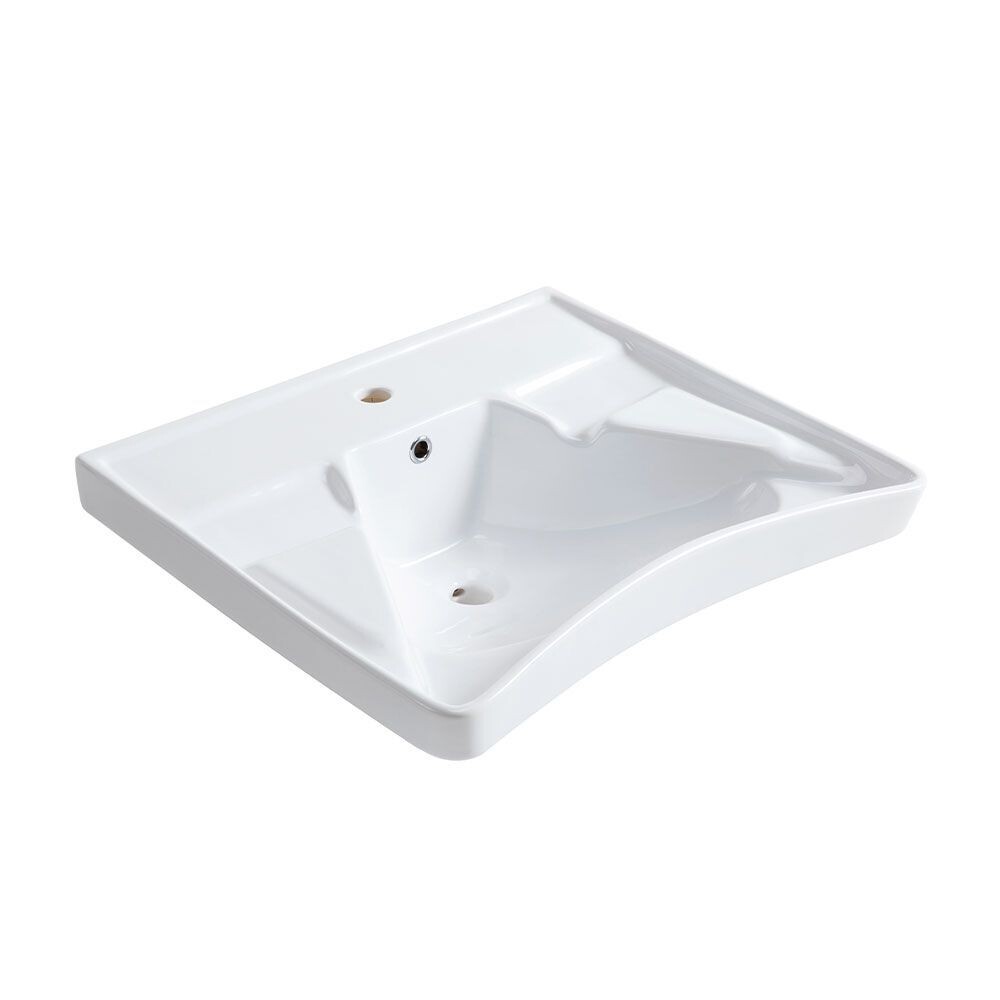 PONTE GIULIO - LAVABO ERGONOMICO IN PORCELLANA SANITARIA SERIE 140 B40CMS14