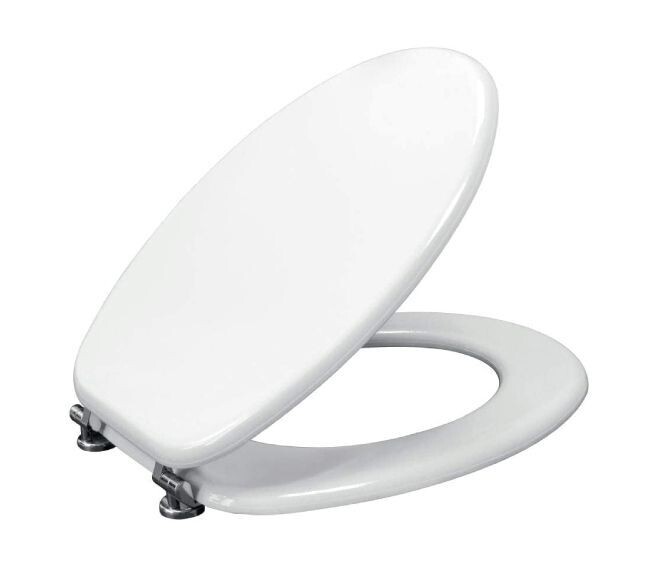SMILE - SEDILE UNIVERSALE BIANCO IN LEGNO RIVESTITO CON CHIUSURA RALLENTATA SOFT CLOSE