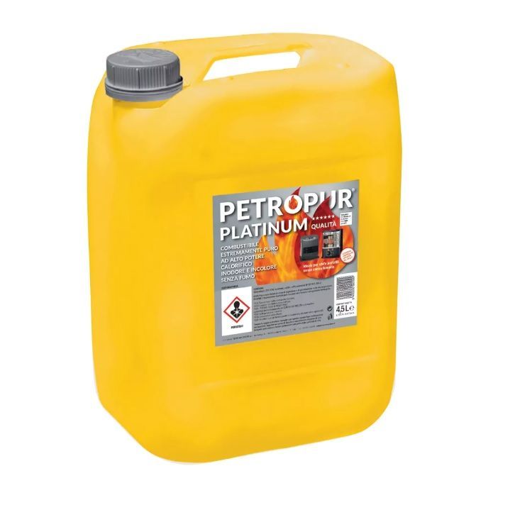 TECNOAIRSYSTEM  PETROPUR PLATINUM PER STUFE A COMBUSTIBILE LIQUIDO INODORE 4,5 LITRI - CB36PT - CB72PT