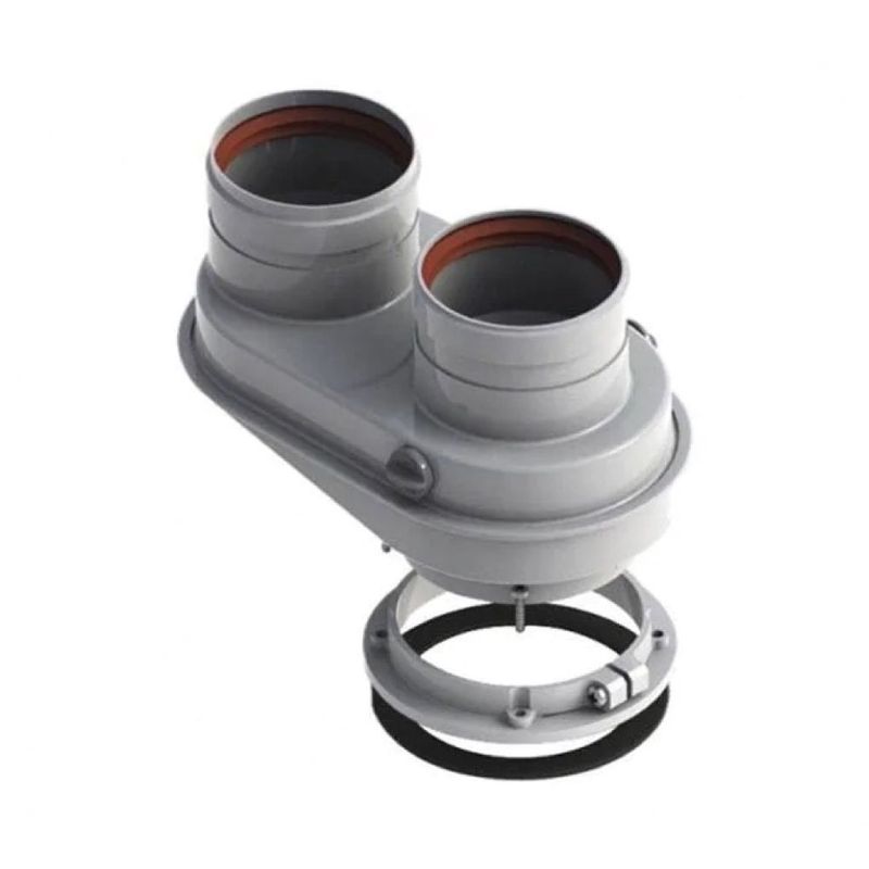 ARISTON - SDOPPIATORE PER SCARICO FUMI DA Ø 60/100 A Ø 80/80 NEXT EVO X 3318034​