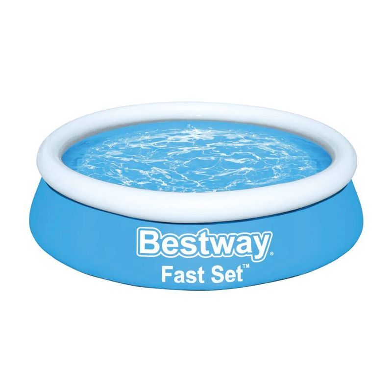 BESTWAY - PISCINA FAST SET GONFIABILE ROTONDA 244X61 CM. CAPACITA' 1.880 L 57448