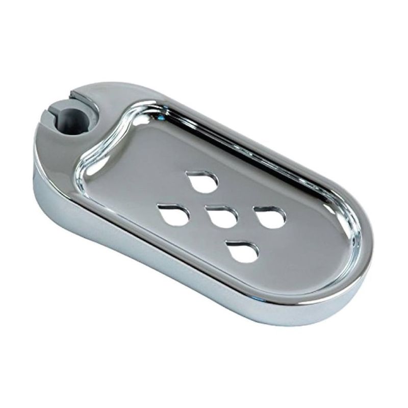 BOSSINI - PORTASAPONE OVALE CROMATO PER ASTE DOCCIA Ø 18, 20 e 25 MM​. V00112000030001