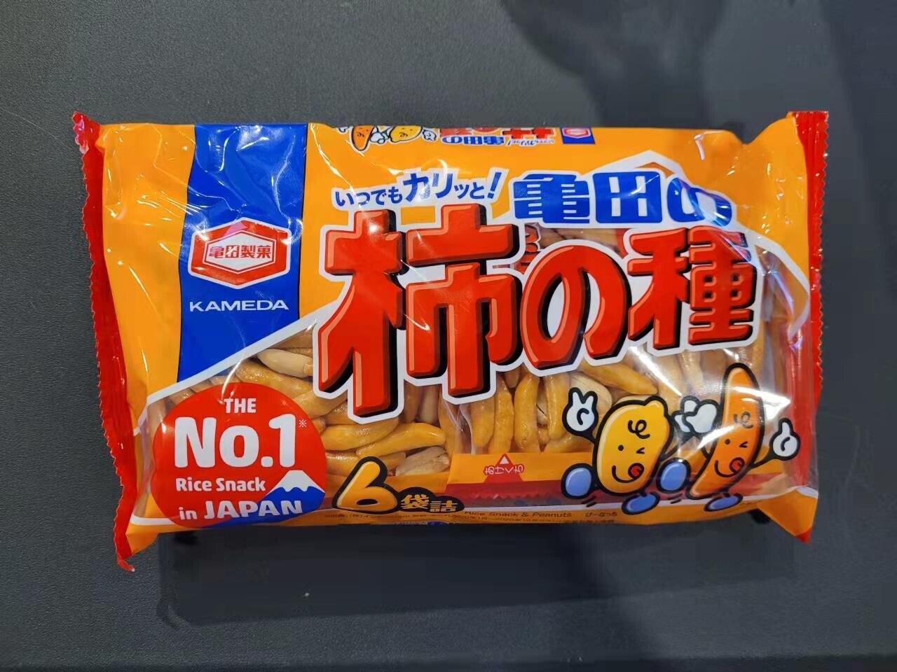 23616 KAMEDA SEIKA Kaki No Tane (Peanuts and Rice Crackers) 6/190g