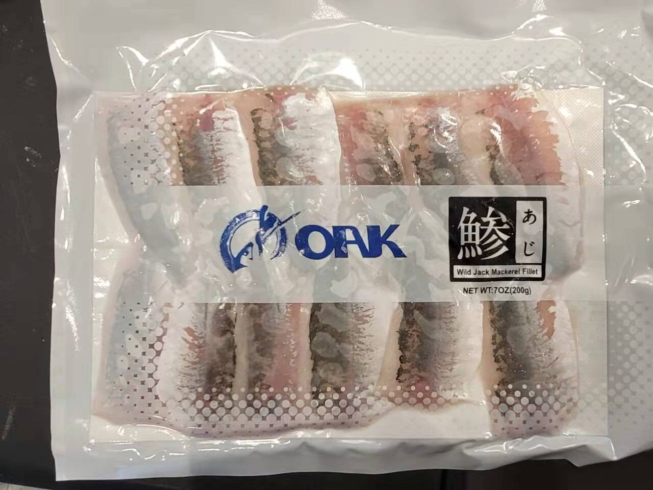 23741 OAK Sakaiminato Wild Jack Mackerel Sushi-Grade 10/200g