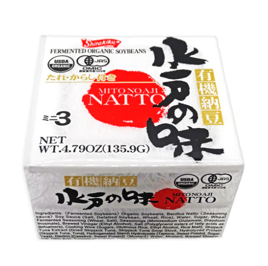 23833 SHIRAKIKU Natto Organic Mini-3 SK F 3/136.5g
