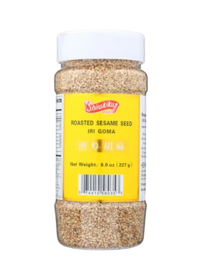 23861 SHIRAKIKU Roasted Sesame Seed 227g/Jar