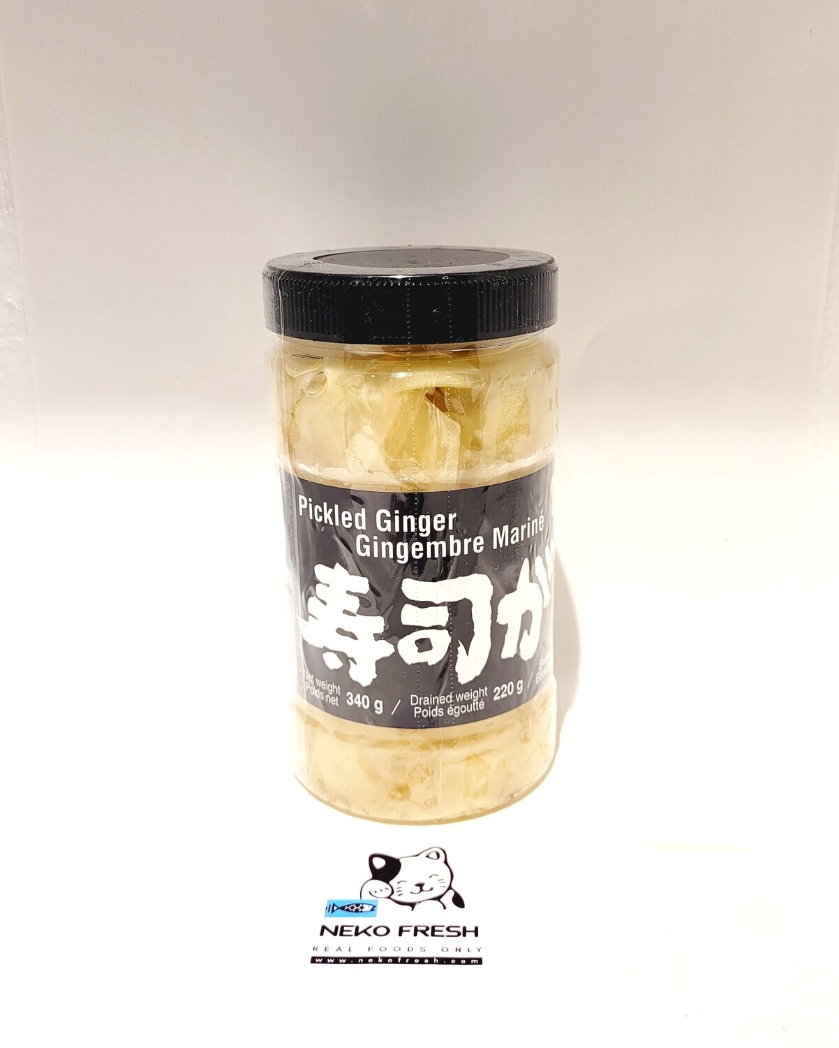 23863 SHIRAKIKU Pickled White Ginger 340g