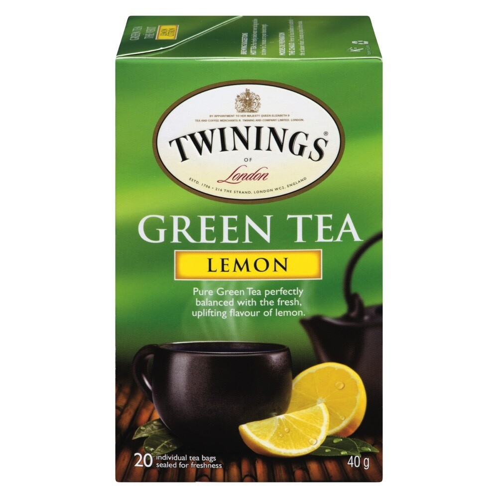 23976 TWININGS Green Tea Lemon 20/40g