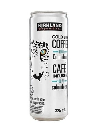 24009 KIRKLAND 100% Colombian Cold Brew Coffee 325ml