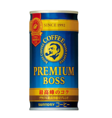 24106 SUNTORY Premium Boss Coffee 185g