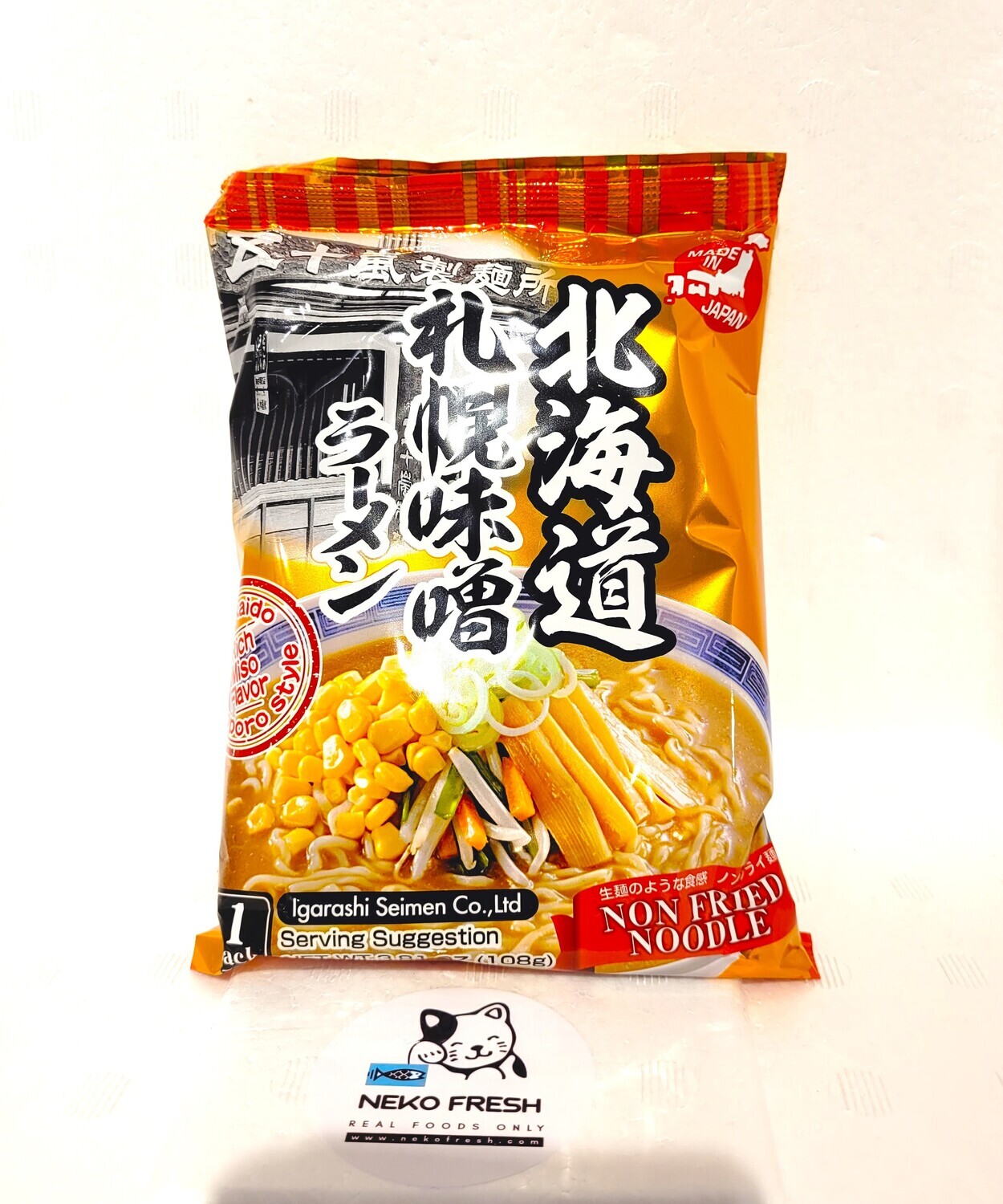 24153 IGARASHI Hokkaido Noodles Miso 108g