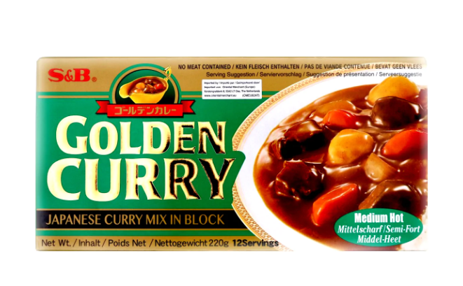24146 S&B Golden Curry Medium 220g