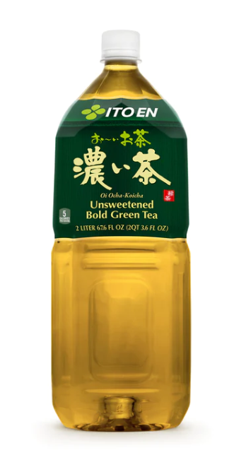 24162 ITOEN Unsweetened Iced Bold Green Tea 2 Litre #6NT