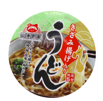 24216 YAMAMOTO Instant Noodle Kizami Age Iri Udon 79g