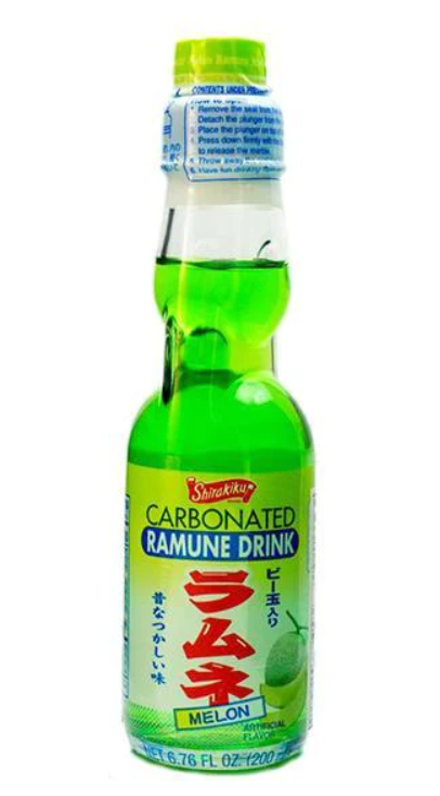 B0016 Shirakiku Pop Ramune Melon 200ml