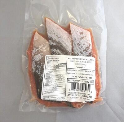 F0107 Salted Sockeye Salmon 3pc/pack