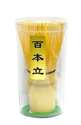 L0360 Handmade Bamboo Matcha Whisk 100 prongs