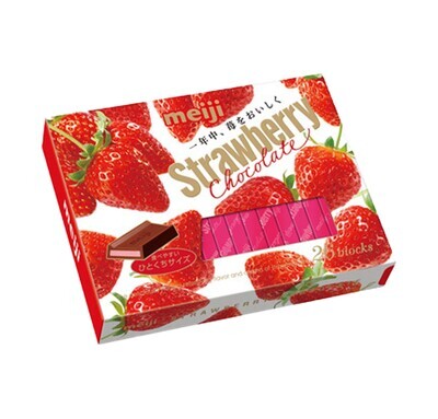 P0206 MEIJI Strawberry Chocolate 26/120g #6/48G