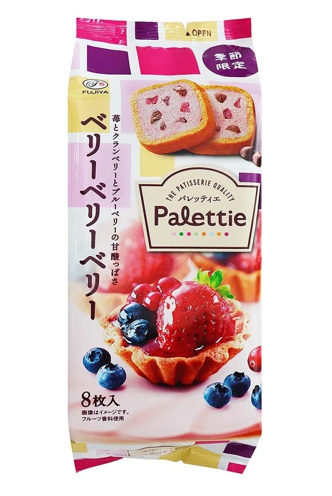 24437 Fujiya Palettie Berry Berry Berry 80g