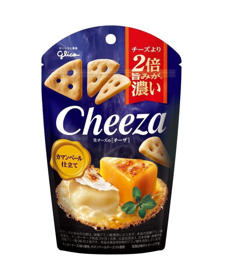 P0803 GLICO Cheeza Chips Camembert Cheese Fl 40g