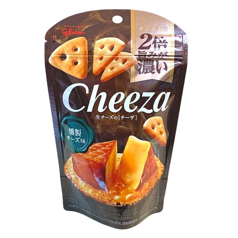 P0802 GLICO Cheeza Kunsei Smoked Cheese Chips 40g
