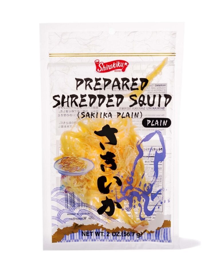P0847 SHIRAKIKU Shredded Squid Plain 57g