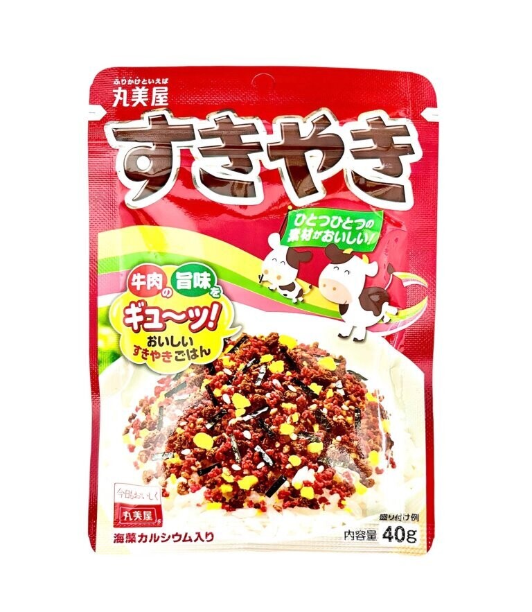 S0060 MARUMIYA Furikake Beef Sukiyaki Rice Topping 43g 10/120NT