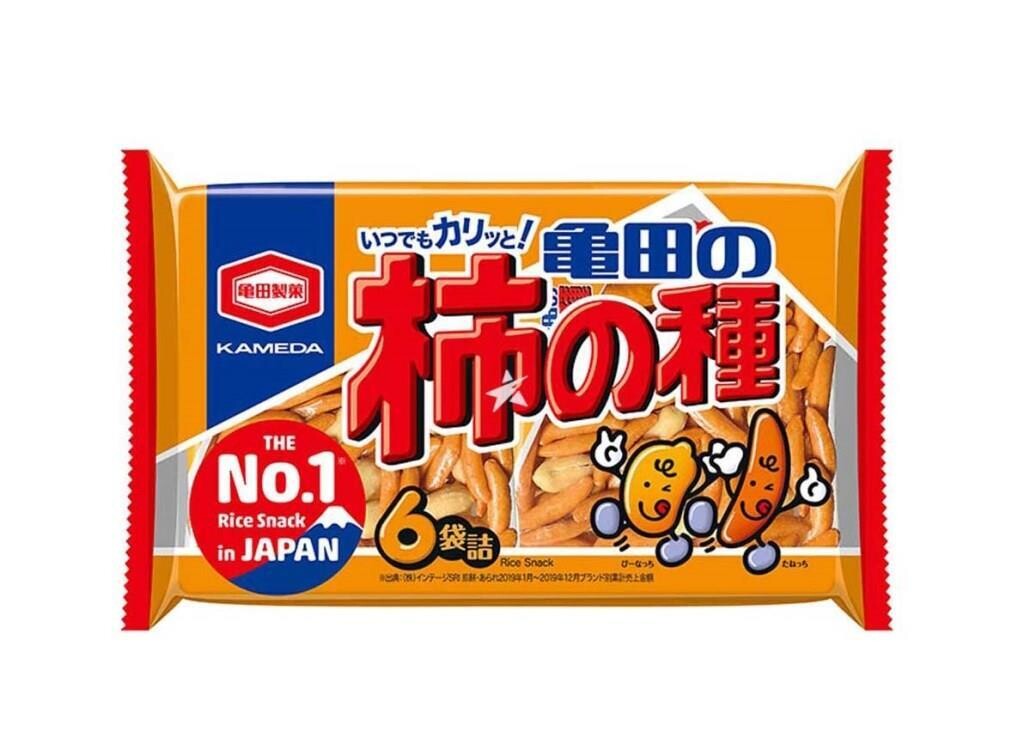 23616230525 KAMEDA SEIKA Kaki No Tane (Peanuts and Rice Crackers) 6/190g