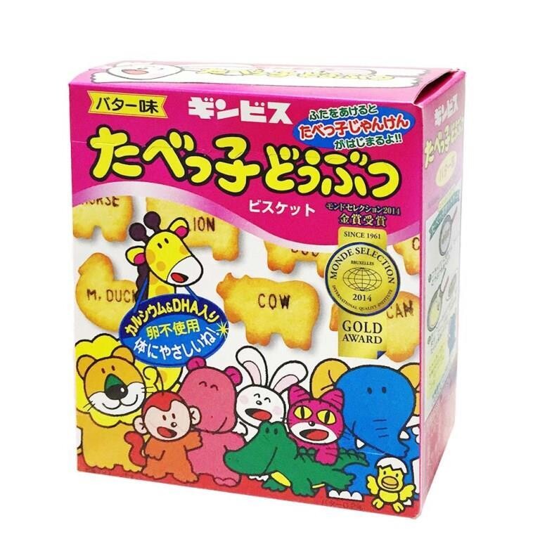 P0514 GINBIS Animal Biscuit Butter 63g