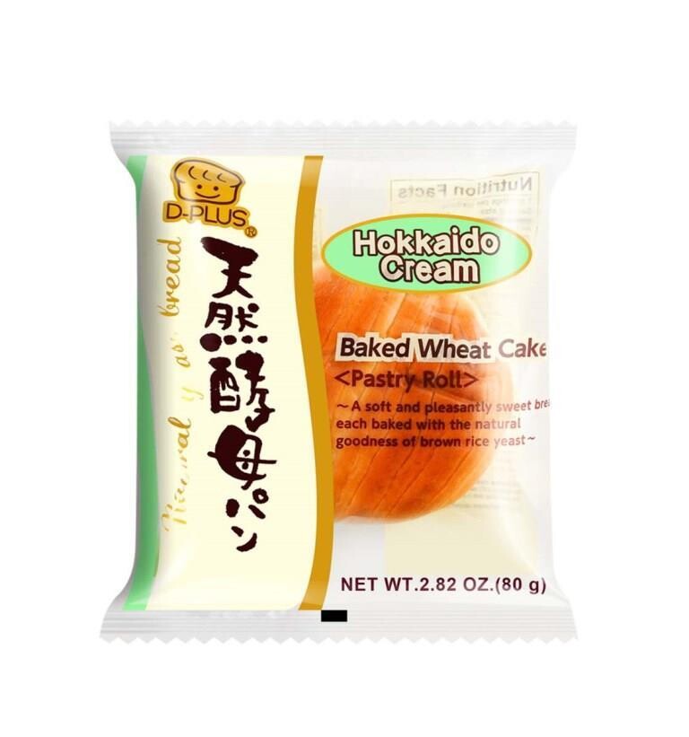 23859 D-Plus Baked Wheat Cake Hokkaido Milk 80g