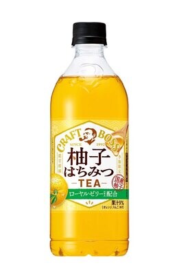 24639 Suntory Craft Boss Yuzu Hachimitsu Tea 600ml