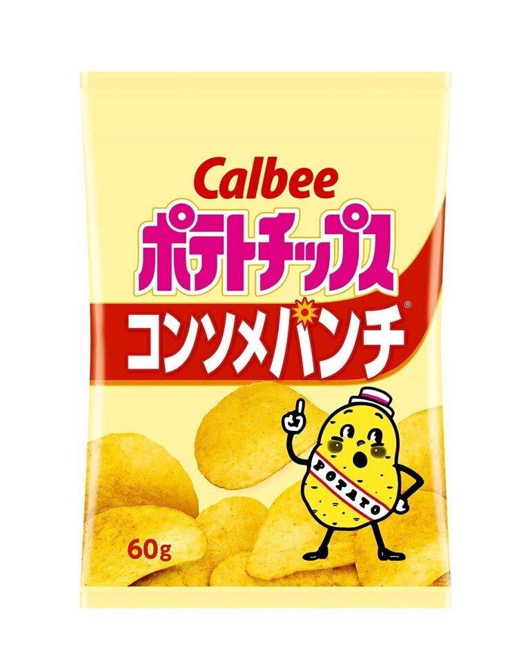 P0833 Calbee Potato Chip Consome 60g