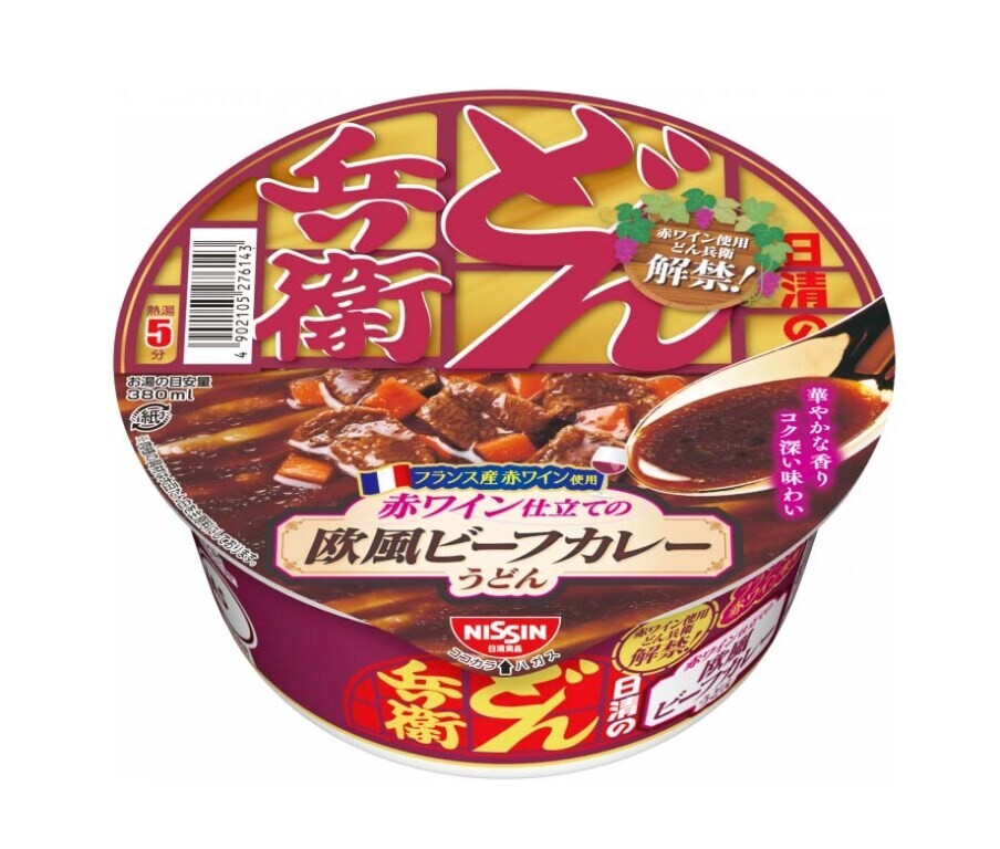 24682 Nissin Donbei Red Wine European Beef Curry Udon 94g