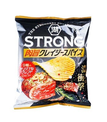 24686 Koikeya Strong Potato Chips Meat Spice 53g