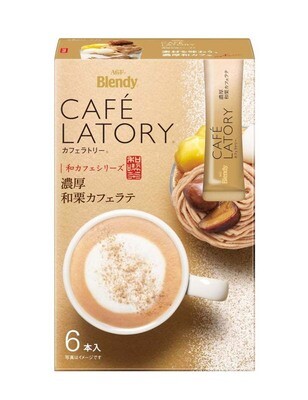 24706 AGF Blendy Cafe Latory Rich Japanese Chestnut Caffe Lattes 63g